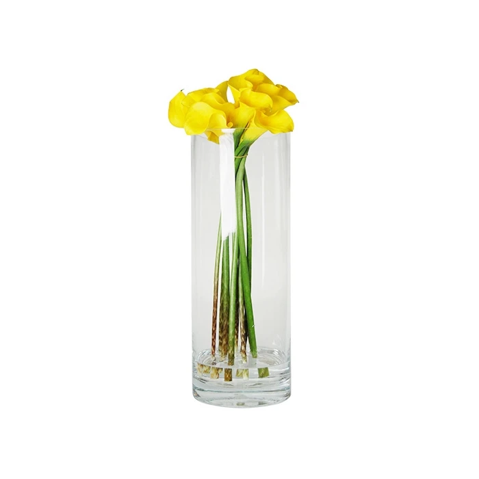 Glass Cylinder Vase, H-14" D-5" (Wholesale 6 PCS/Case) - Image 5