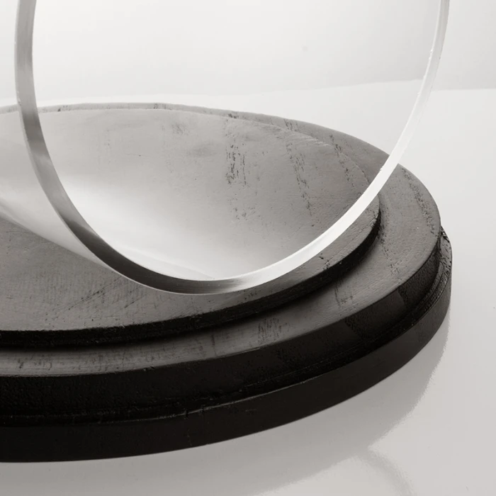 Glass Cloche Display Dome With Black Wood Base, H-29" D-11" (Wholesale 2 PCS/Case) - Image 3