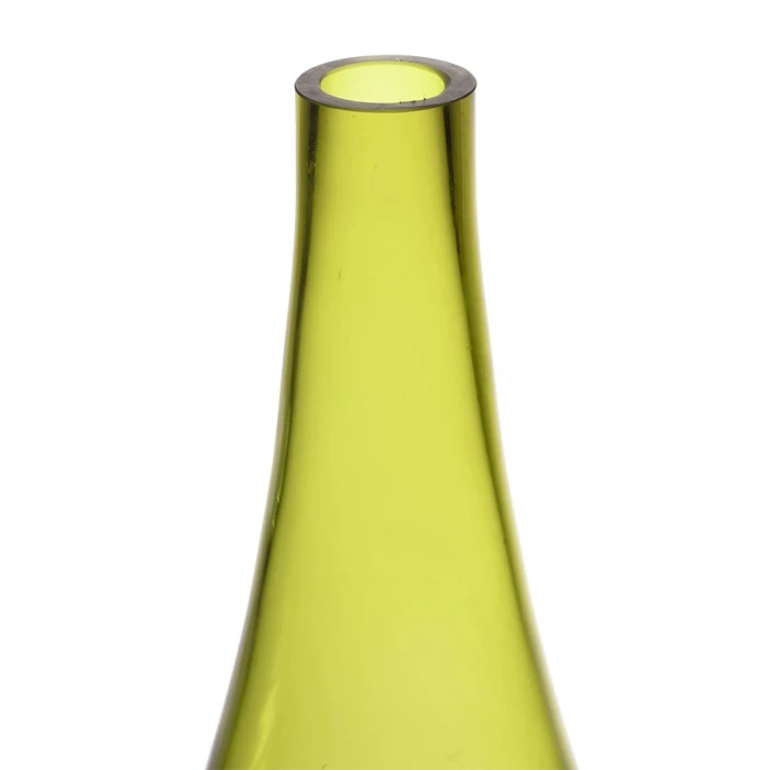 Decorative Olive Green Glass Vase H-14.5" D-1.5" (Wholesale 6 Pcs Per Case) - Image 3