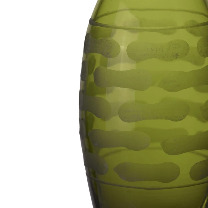 Decorative Olive Green Glass Vase H-13" D-1.5" (Wholesale 12 Pcs Per Case) - Image 4