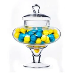 Glass Candy Buffet Apothecary Jar, H-10" D-3.5" (Wholesale 6 PCS/Case)
