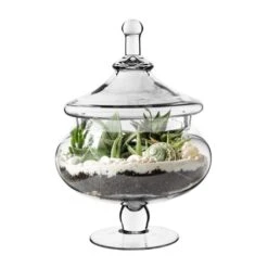 Glass Candy Buffet Apothecary Jar, H-15" D-7" (Wholesale 4 PCS/Case)