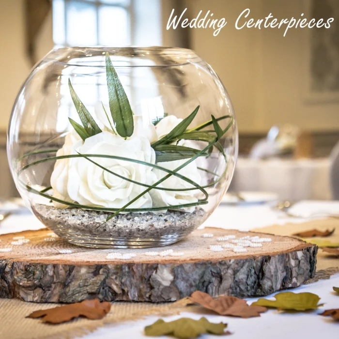 Glass Bubble Bowl, H-10" W-12" (Wholesale 2 PCS/Case) - Image 5