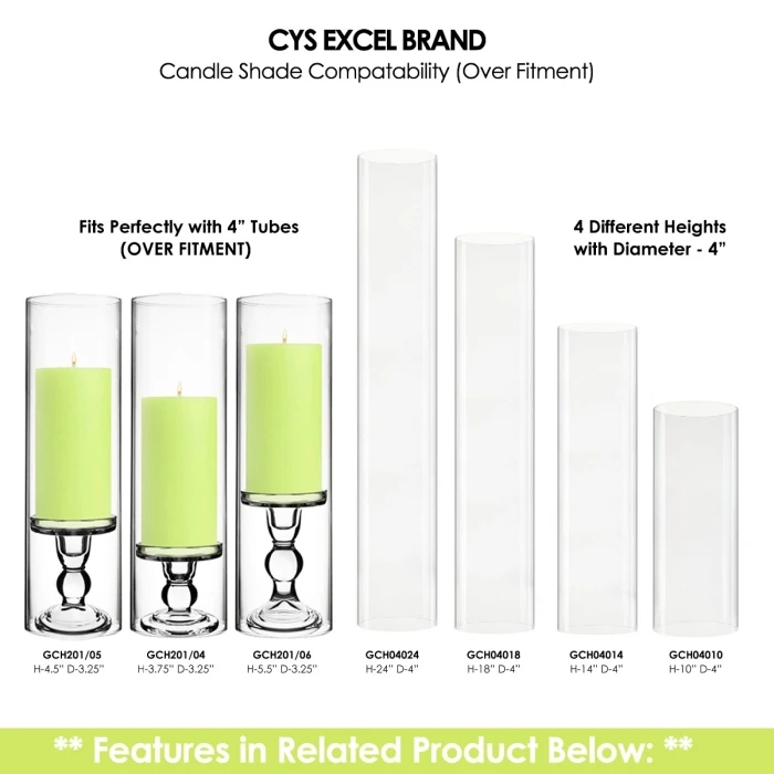 Bubble Glass Dual Use Pillar Taper Candle Holder, H-3.75" W-3.25" (Wholesale 24 PCS/Case) - Image 3