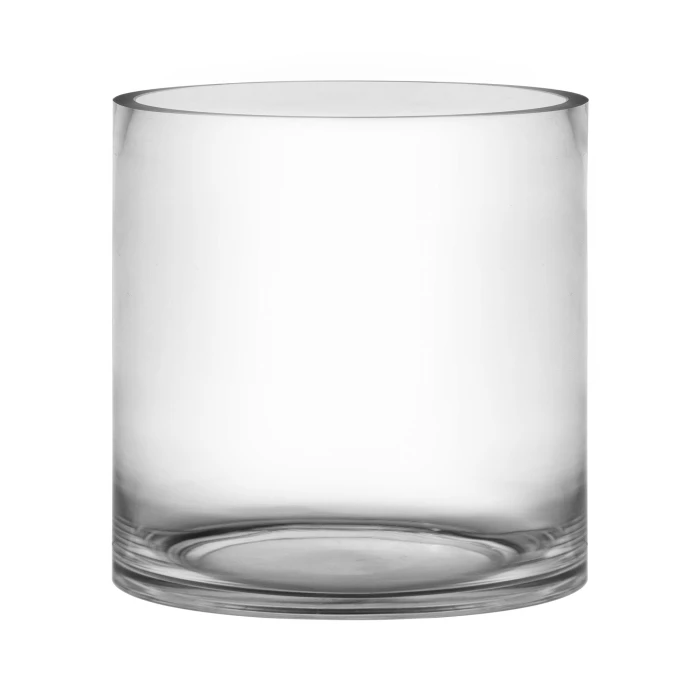 Glass Cylinder Vase, H-6" D-7" (Wholesale 6 PCS/Case) - Image 3
