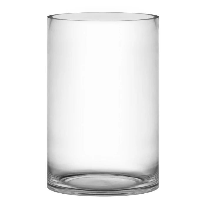Glass Cylinder Vase, H-12" D-8" (Wholesale 4 PCS/Case) - Image 3