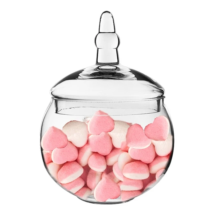 Glass Candy Buffet Apothecary Jar, H-10" D-5" (Wholesale 8 PCS/Case) - Image 3