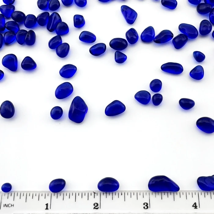 28 Lbs Aquarium Glass Tumbled Cobalt Blue Gravels For Fish Tank Vase Fillers And Landscaping - Image 5