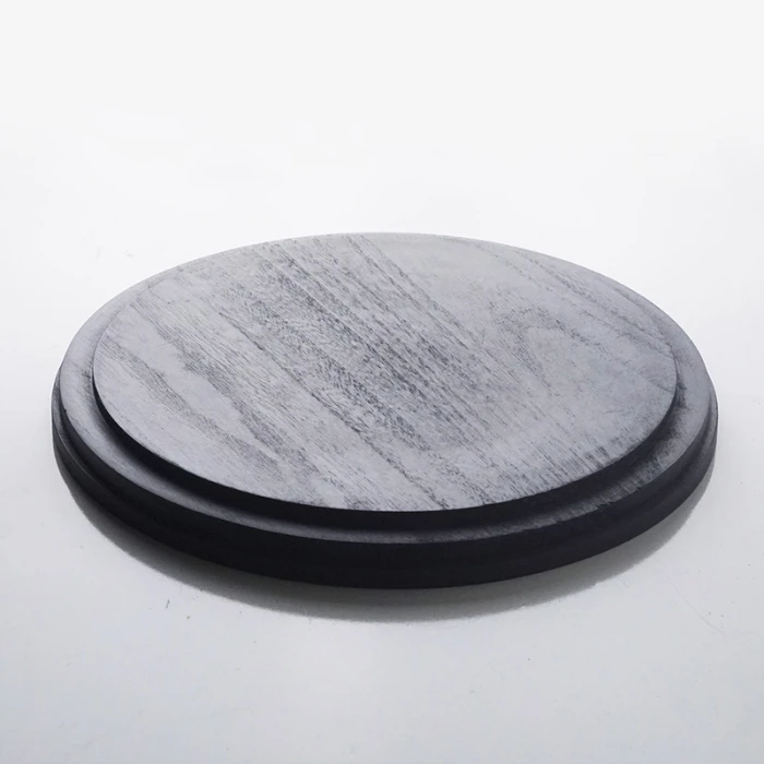 Glass Bell Dome Cloche With Black Wood Base, H-17" D-13" (Wholesale 2 PCS/Case) - Image 3