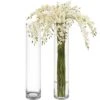 Glass Cylinder Vase, H-32" D-6" (Wholesale 4 PCS/Case)