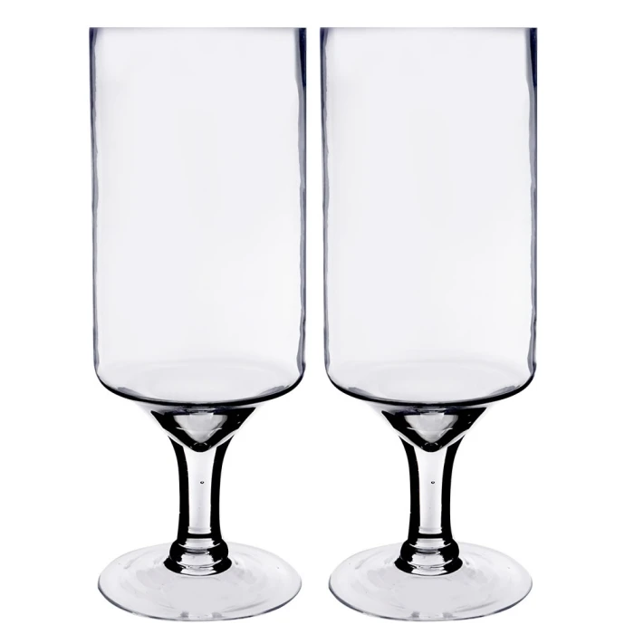 Glass Long Stem Candle Holder, H-16" D-6" (Wholesale 4 PCS/Case) - Image 3