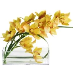 Glass Rectangle Vase, 12" X 4" X 4" (Wholesale 6 PCS/Case)