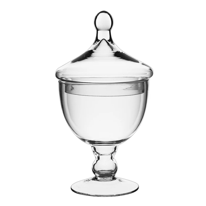 Glass Candy Buffet Apothecary Jar, H:9.5" D-4.75" (Wholesale 12 PCS/Case) - Image 3