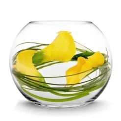 Glass Bubble Bowl, H-10" W-12" (Wholesale 2 PCS/Case)
