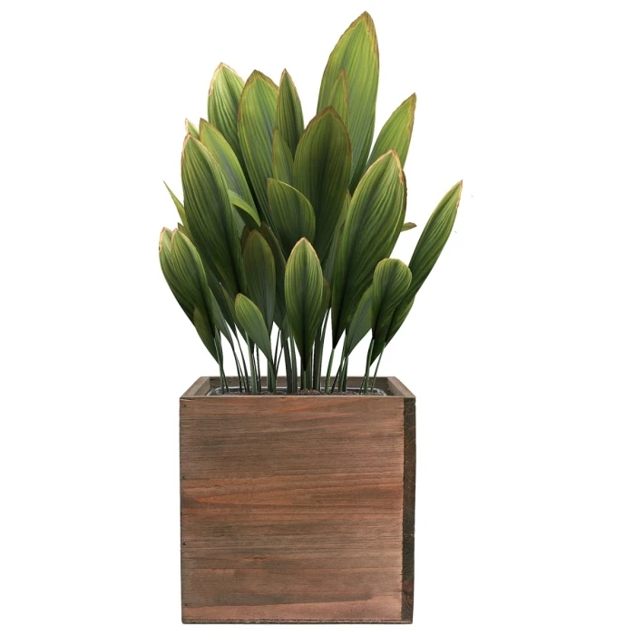 Wood Cube Planter Box With Zinc Metal Liner, 12" X 12" X 12" (Wholesale 2 PCS/Case) - Image 7