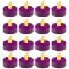 480 Pcs Flameless Fuchsia 1.5 Inch LED Tealight Candles