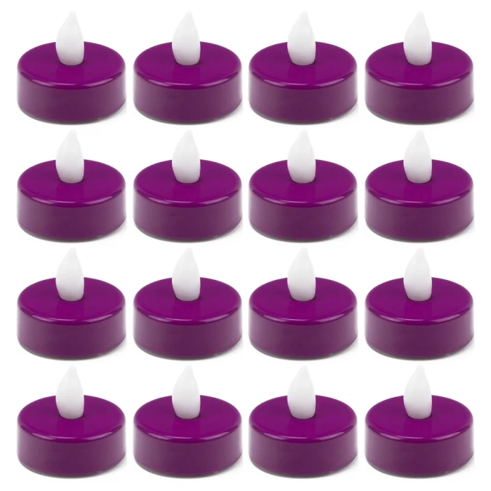 480 Pcs Flameless Fuchsia 1.5 Inch LED Tealight Candles - Image 3