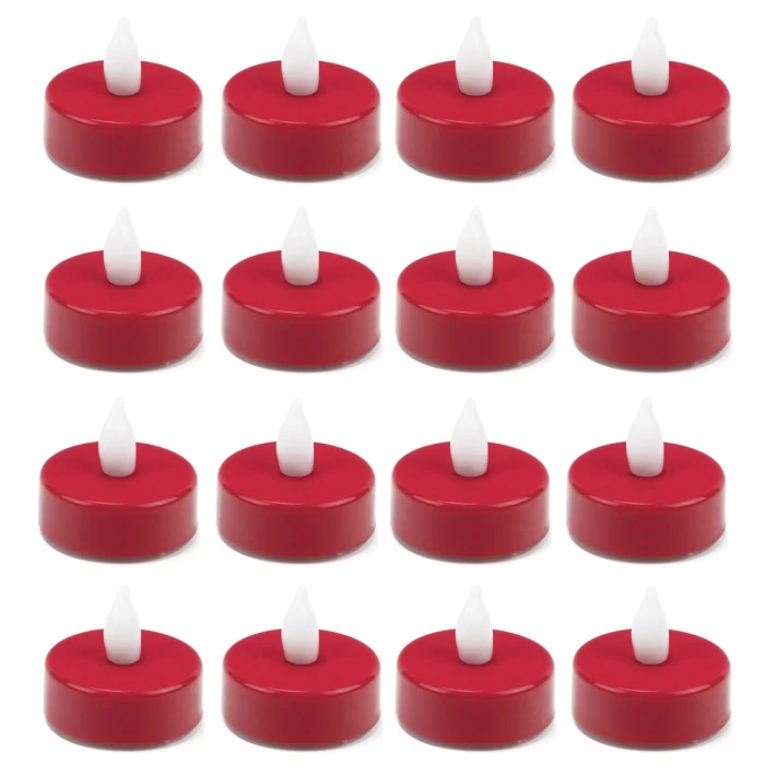 480 Pcs Flameless Red 1.5 Inch LED Tealight Candles - Image 3
