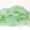 Frosted Light Green Flat Sea Glass Vase Filler, 1.5 Cups/LB (Wholesale 20 LBS/Case)