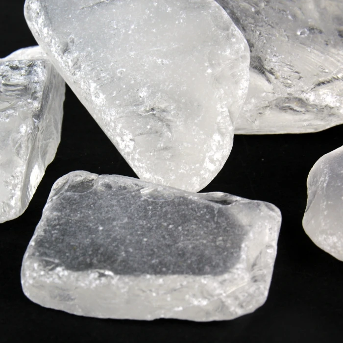 Frosted Clear Crushed Sea Glass Vase Filler, 1.5 Cups/LB (Wholesale 24 LBS/Case) - Image 3