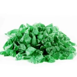 Frosted Green Crushed Sea Glass Vase Filler, 1.5 Cups/LB (Wholesale 28 LBS/Case)