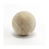 Natural Round Unfinished Wood Ball, D-5" (Wholesale 6 PCS/Case)