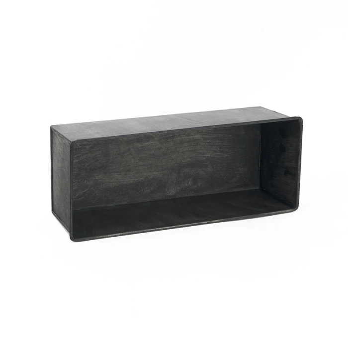 Iron Grey Finish Zinc Metal Rectangle Planter Box, 5" X 12" X 4" (Wholesale 6 PCS/Case) - Image 5