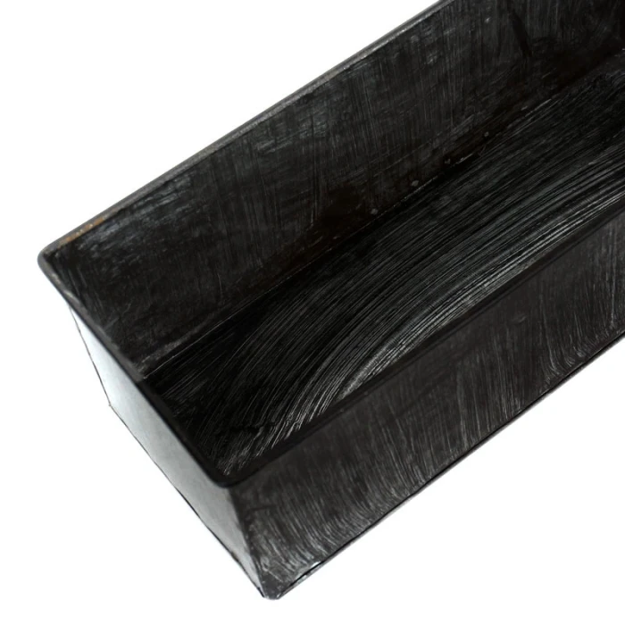 Iron Grey Finish Zinc Metal Rectangle Planter Box, 5" X 28" X 4" (Wholesale 4 PCS/Case) - Image 3